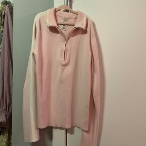 Vintage Polo Pink Quarter Zip